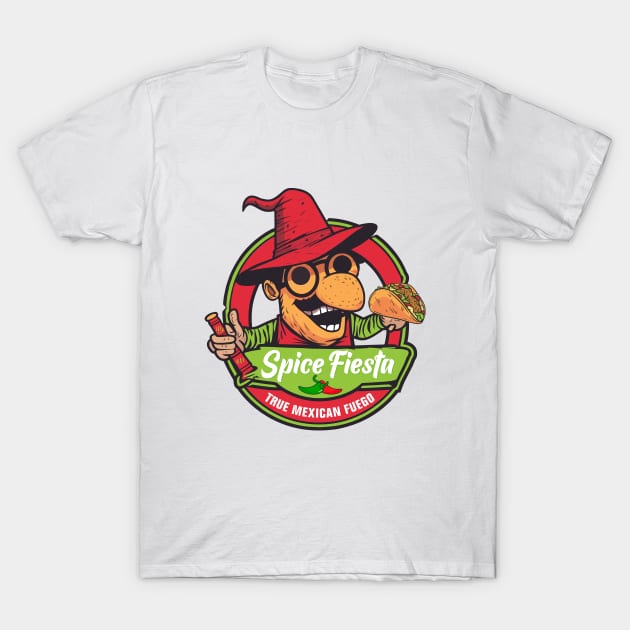 Mexican Food | Tacos | Chilly | Spicey Food | Comida Mexicana | Autentica cocina mexicana T-Shirt by 6StringD